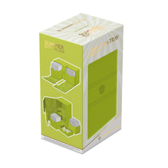 Ultimate Guard Twin Flip'n'Tray 200+ Xenoskin Lime, ideal for casual play.