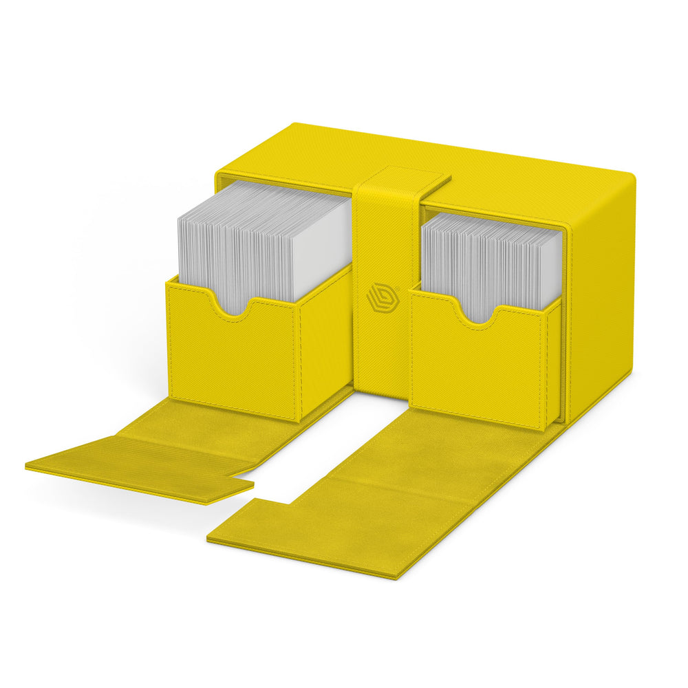 Ultimate Guard Twin Flip'n'Tray fits 200 double-sleeved cards securely
