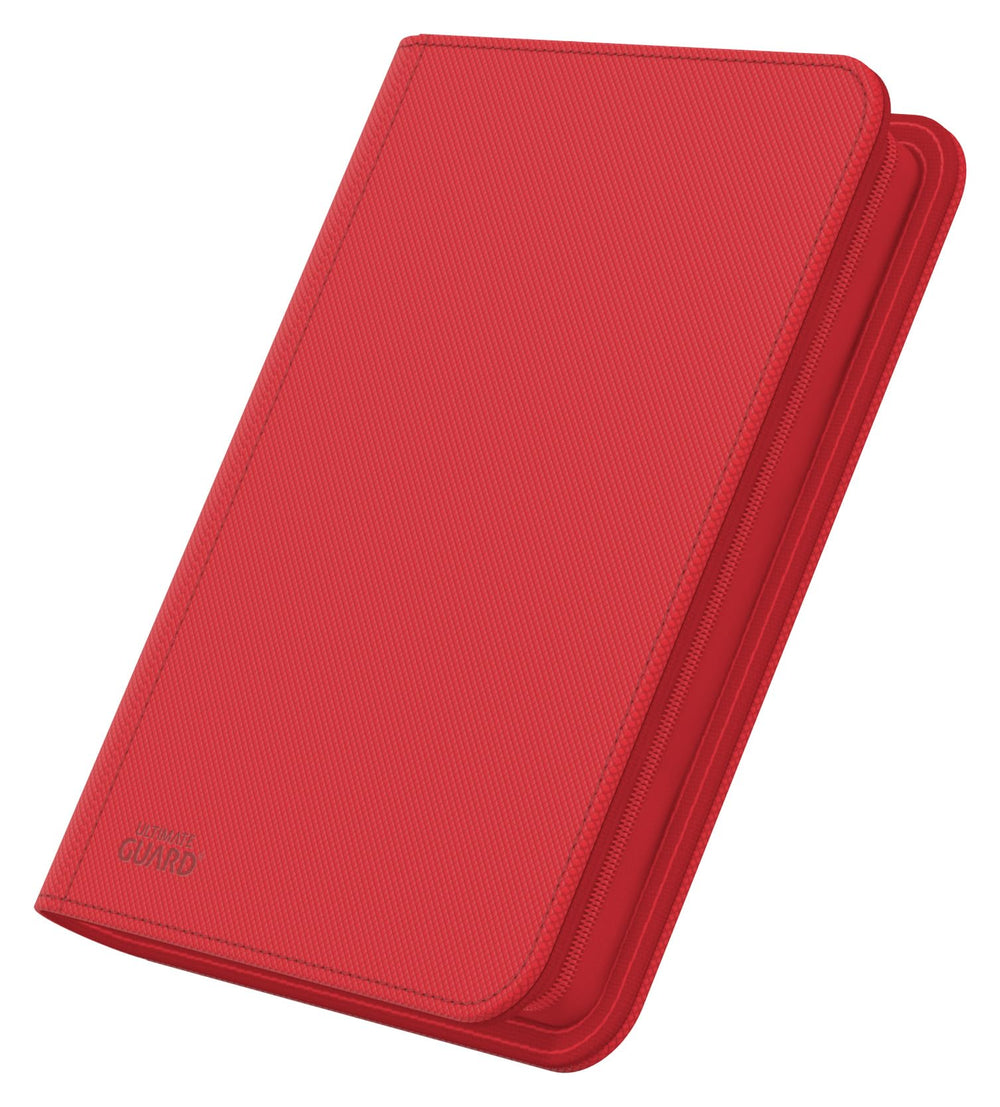Ultimate Guard Zipfolio 160 red XenoSkin cover is acid-free and PVC-free for long-term protection