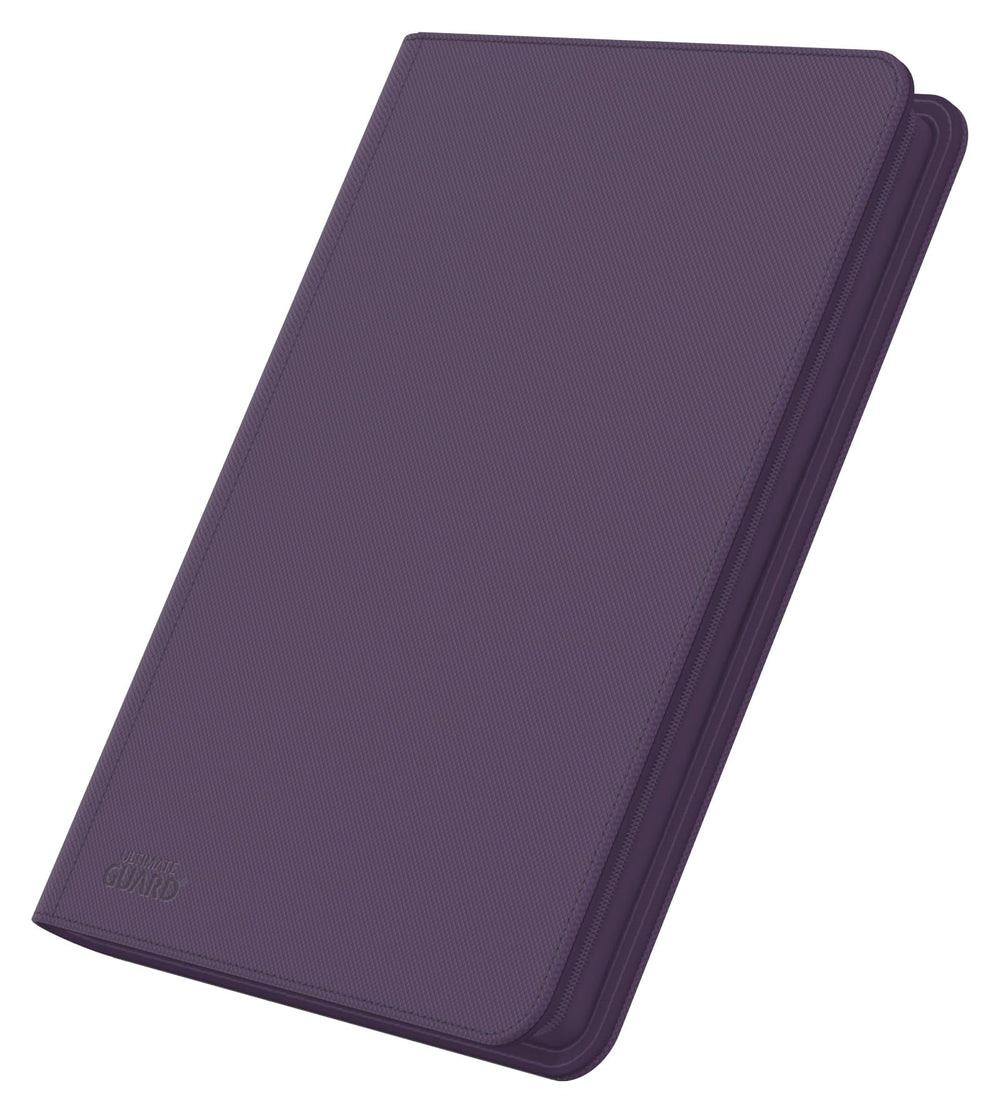 Ultimate Guard Zipfolio 320 purple uses acid-free, PVC-free materials for safe storage.