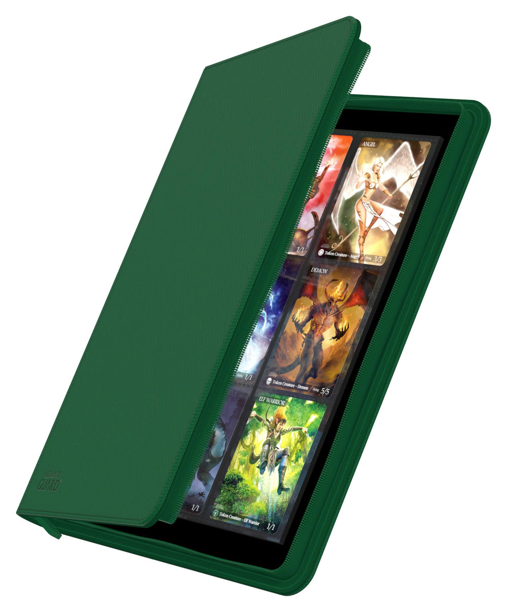 Acid-free PVC-free materials safeguard cards over time.