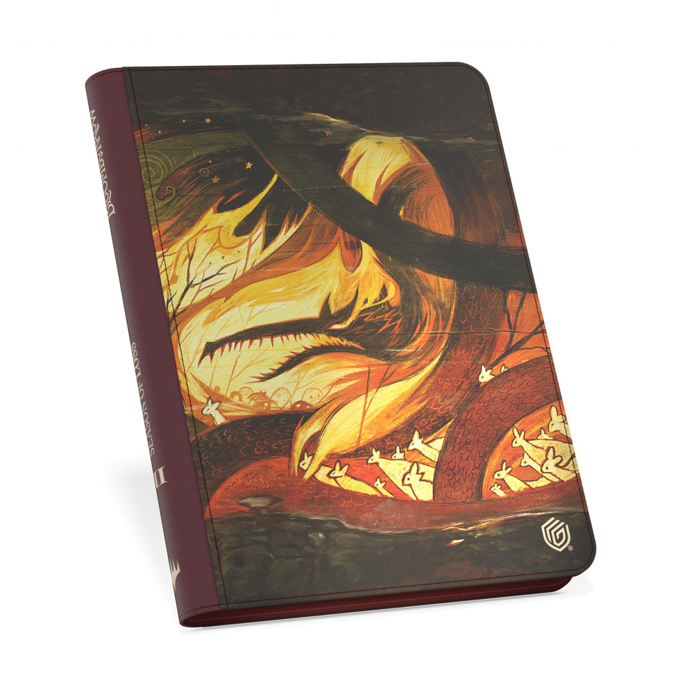Ultimate Guard Zipfolio 360 Xenoskin with 20 pages stores many MTG cards securely.