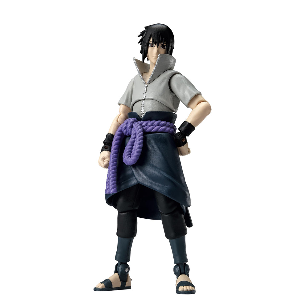 Ultimate Legends Naruto Sasuke 5-inch front view figure for display and posing.