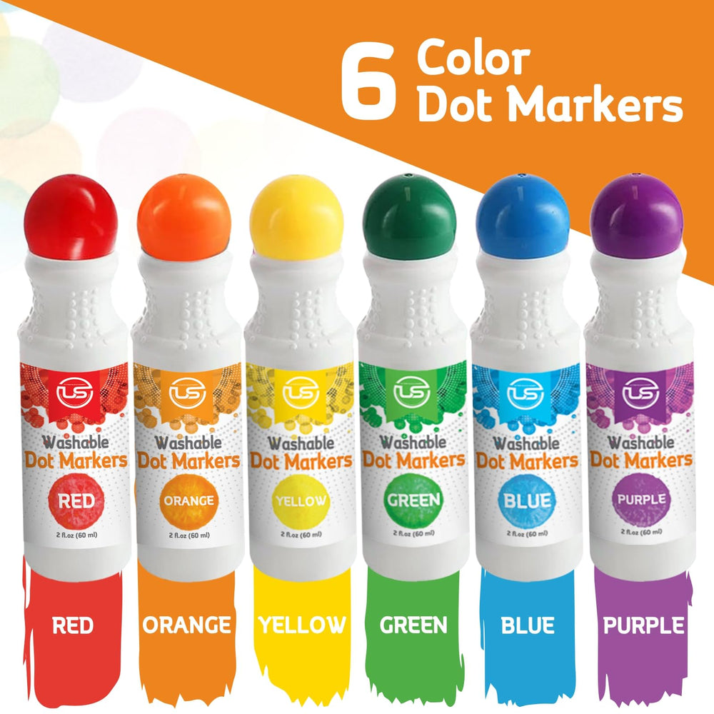 Ultimate Stationery dabbers for preschool classroom use, durable and long-lasting markers.