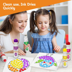 Ultimate Stationery easy-grip bottles designed for little hands during crafts.