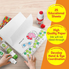 Ultimate Stationery toddler art crafts kit provides 12 colors for creative play.