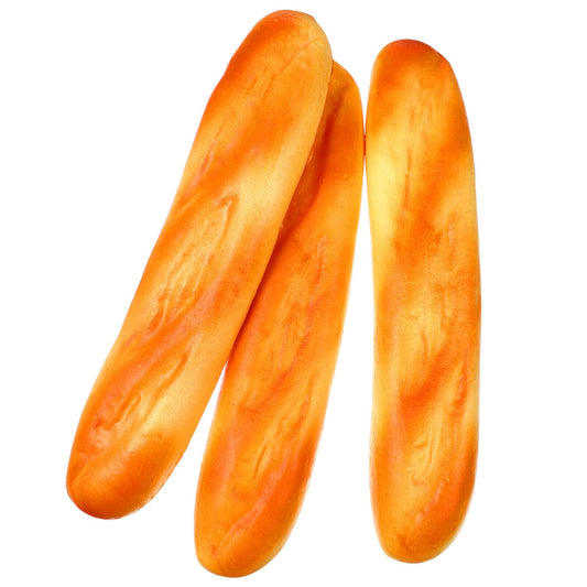 ULTNICE artificial French long bread loaf with realistic crust texture for display