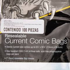 Pack of 100 Ultra Pro bags ready for modern comic storage
