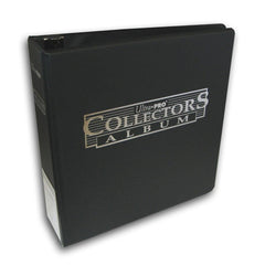 Ultra Pro 3in Black Collectors Album spine indexing slot for easy organization