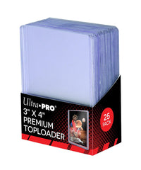 Ultra Pro 3x4 Toploader keeps standard-size cards clean and clearly visible for display or storage.