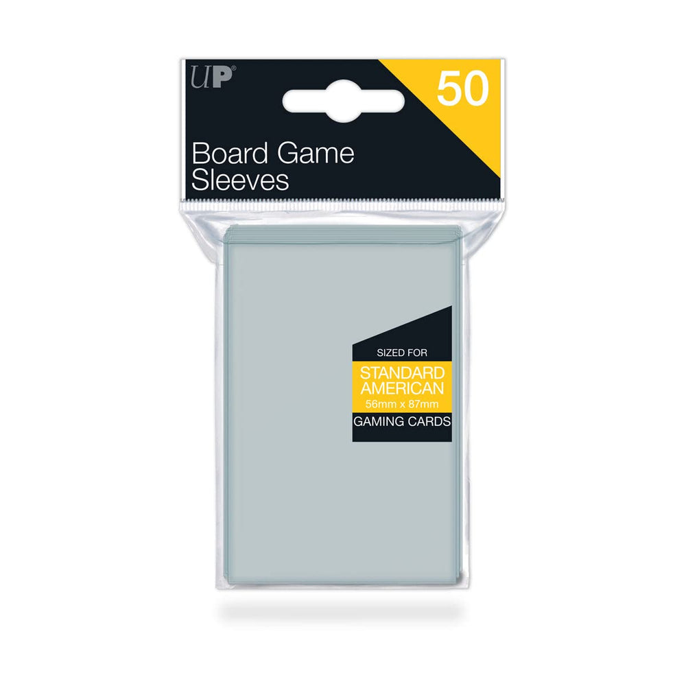 Ultra PRO 56mm x 87mm sleeves protect standard American cards clearly