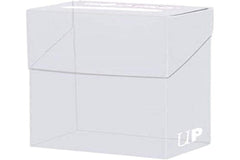 Ultra PRO 80-card deck box clear portable design for on-the-go play.