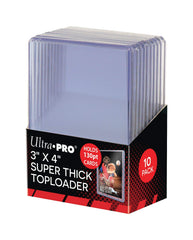 Ultra Pro 82327 cream toploader protects standard size cards up to 120pt