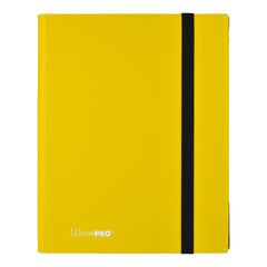 Ultra PRO 9-pocket binder with side-loading pockets keeps cards secure during transport.