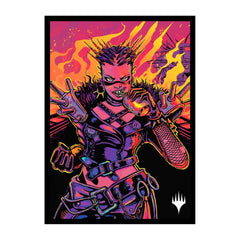 Ultra PRO Aetherdrift Justine Jones artwork sleeve protects and showcases collectible cards.