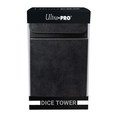 Magnetic closure keeps dice secure during transport.