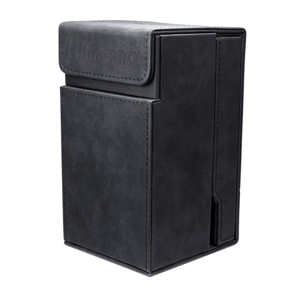 Ultra PRO Alcove Dice Tower exterior in soft suede finish keeps dice secure.