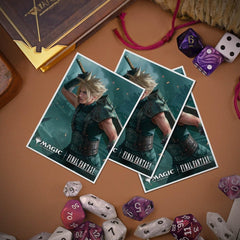 Gloss front design makes foil cards gleam under light.