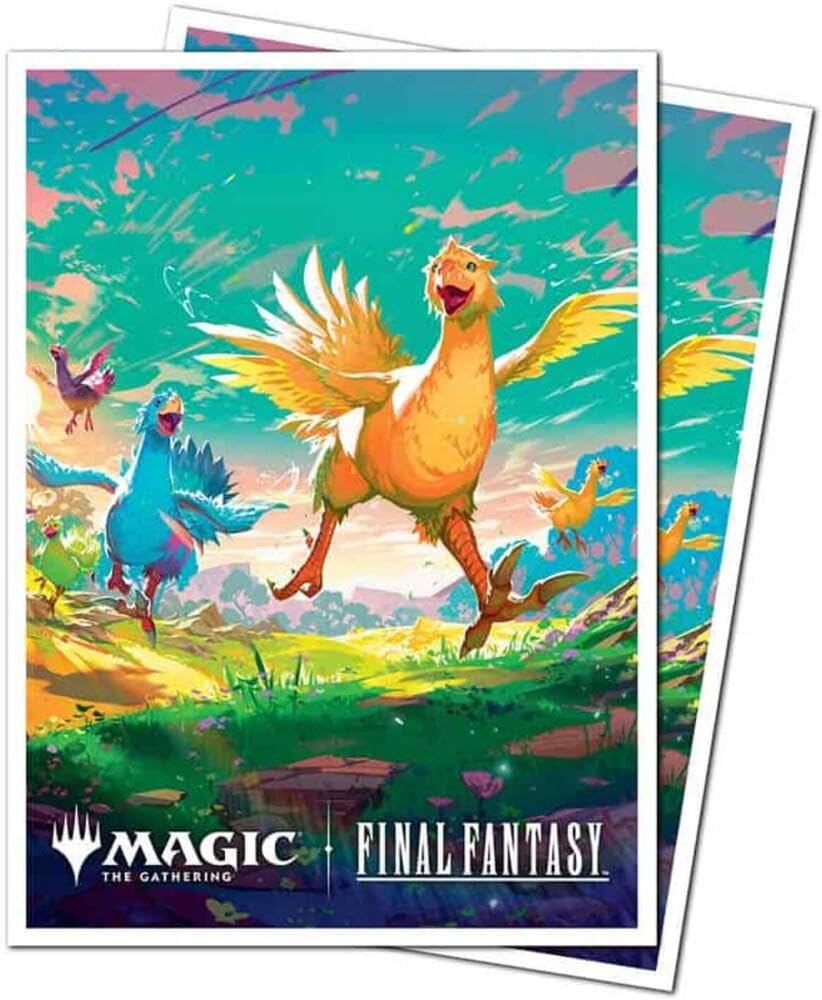 Ultra Pro Apex MTG Chocobo front gloss sleeve for foil shine