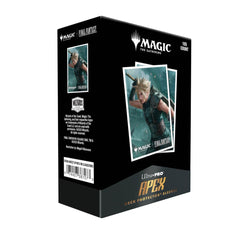 Ultra PRO Apex sleeves display textured artwork of Cloud Ex-Soldier for a premium look.