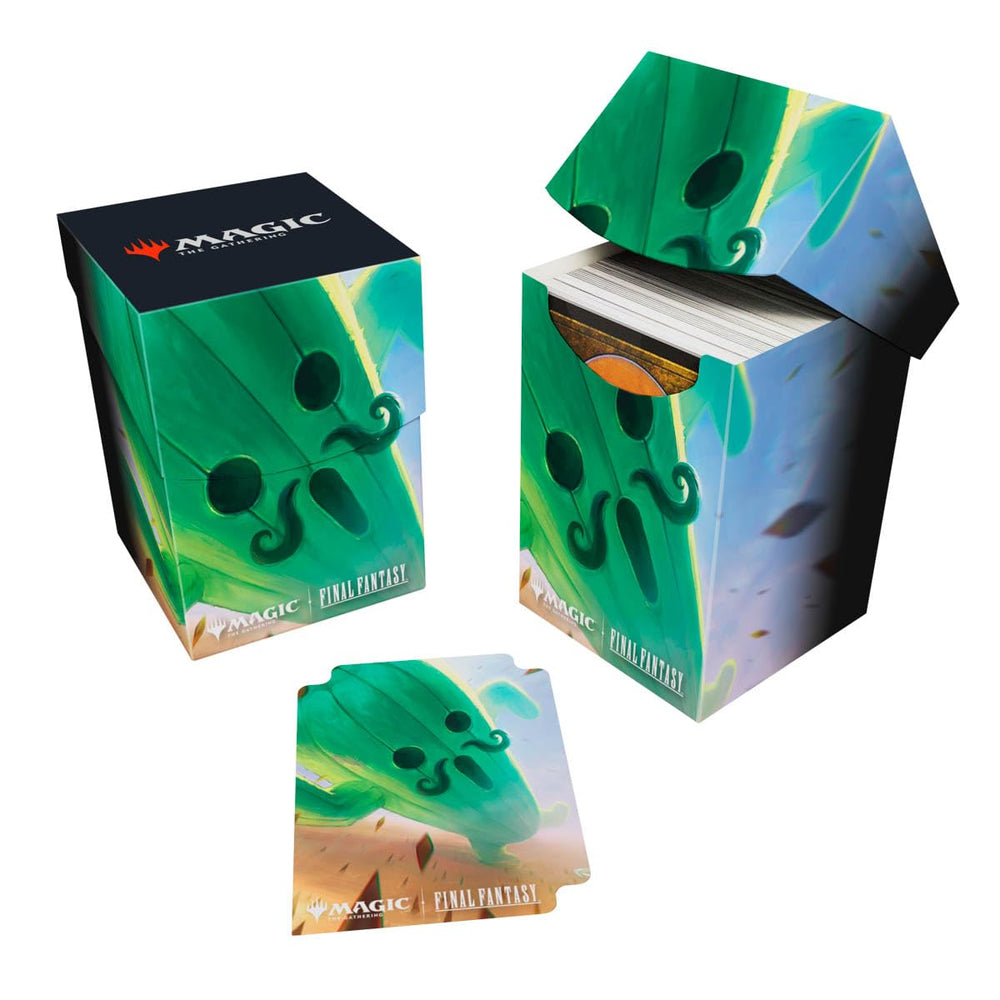 Ultra Pro Cactuar 100+ deck box front view protecting MTG cards on the go