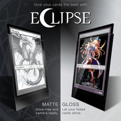 Ultra Pro Eclipse Matte sleeves Lemon Yellow glide surface enables smooth shuffles