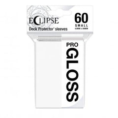Ultra Pro Eclipse Gloss Small Sleeves Arctic White protect cards with archival-safe gloss front