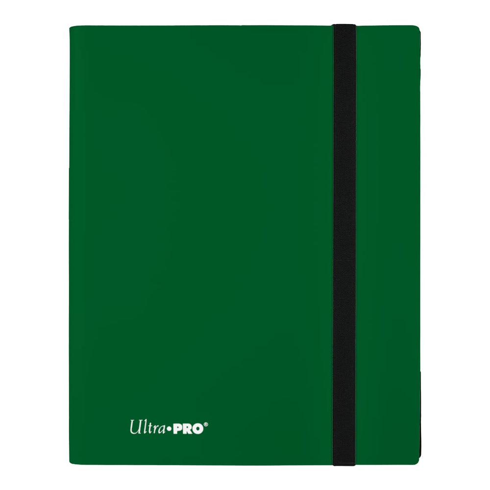 Ultra Pro Eclipse 9-Pocket PRO-Binder Forest Green front cover for organized cards.