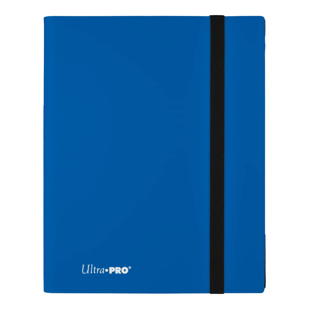 Ultra Pro Eclipse 9-Pocket PRO-Binder Pacific Blue front view for organized card storage.