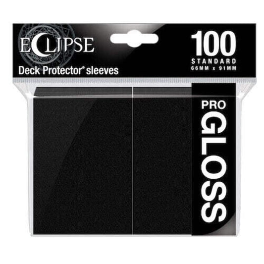 Ultra Pro Eclipse Gloss sleeves front view showing crystal-clear shine for prized cards