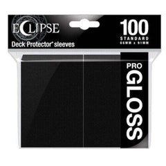 Ultra Pro Eclipse Gloss sleeves front view showing crystal-clear shine for prized cards