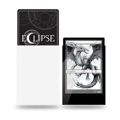 Ultra Pro Eclipse Gloss sleeves back view showing opaque layer for concealed backs.