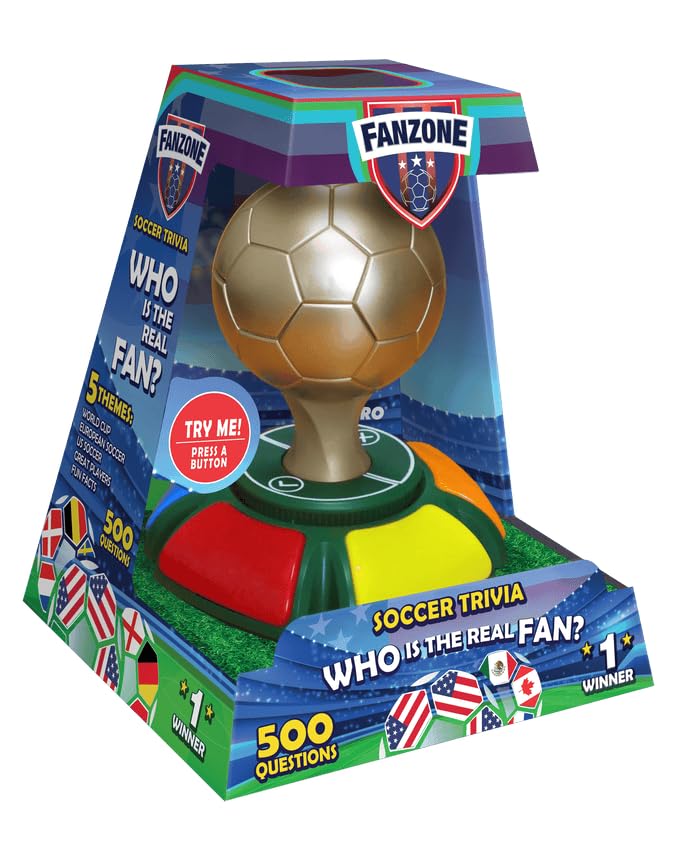 Ultra Pro Fanzone depicting 500 soccer questions for engaging rounds