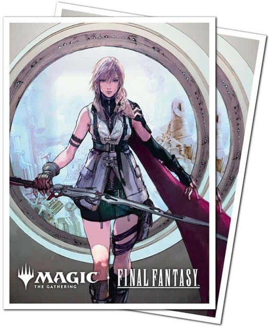 Ultra Pro Final Fantasy APEX Sleeves with textured artwork back for secure shuffle.