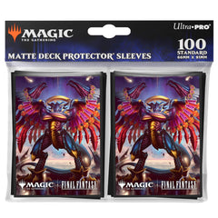 Ultra Pro Final Fantasy Bahamut summons artwork deck sleeve for MTG, ideal for collectors.