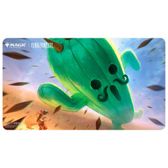 Ultra PRO Final Fantasy Jumbo Cactuar playmat with soft fabric surface for card protection