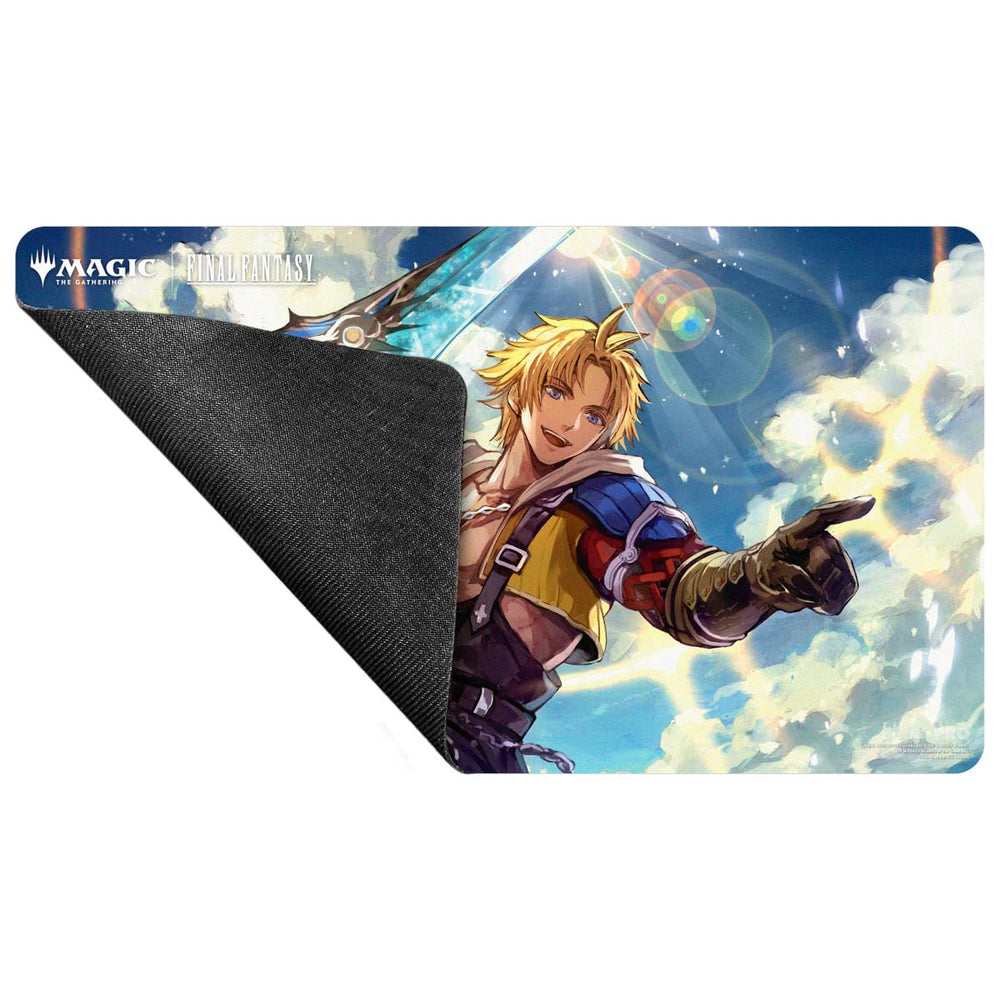 Ultra PRO Final Fantasy x Universes Beyond playmat provides a large MTG surface.