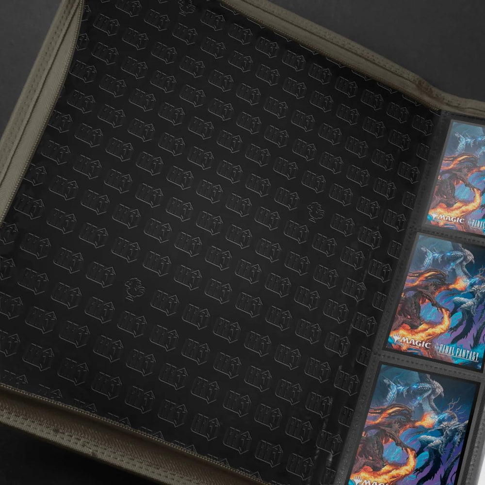 Ultra PRO Final Fantasy x Universes Beyond Sephiroth Wisnu Tan side-loading pockets organize sleeved cards neatly