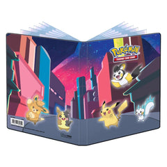 Ultra Pro Gallery Series Shimmering Skyline portfolio front view keeps Pokemon cards organized and accessible.