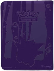 Ultra Pro Gengar PRO Binder zipper close highlighting secure, portable protection for cards.