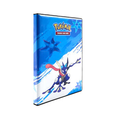 Ultra PRO Greninja portfolio interior showing up to 40 single-loaded cards for organized storage