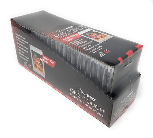 Ultra Pro One Touch 130pt protector front view with crystal clarity for thick cards