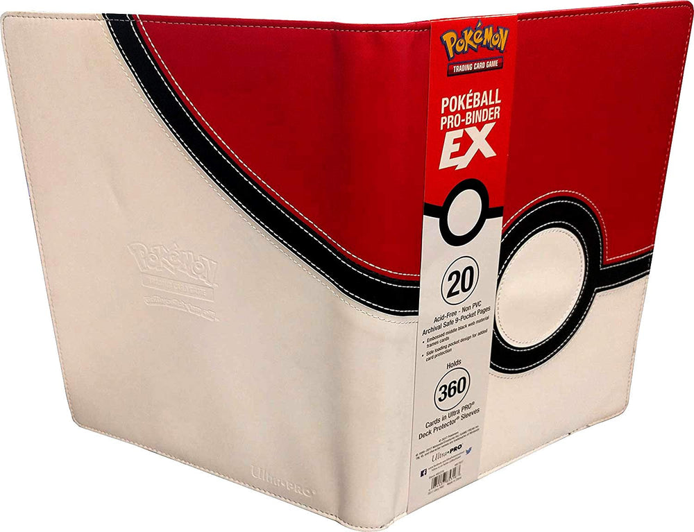 Side-loading pockets of the Ultra PRO binder keep cards secure and organized