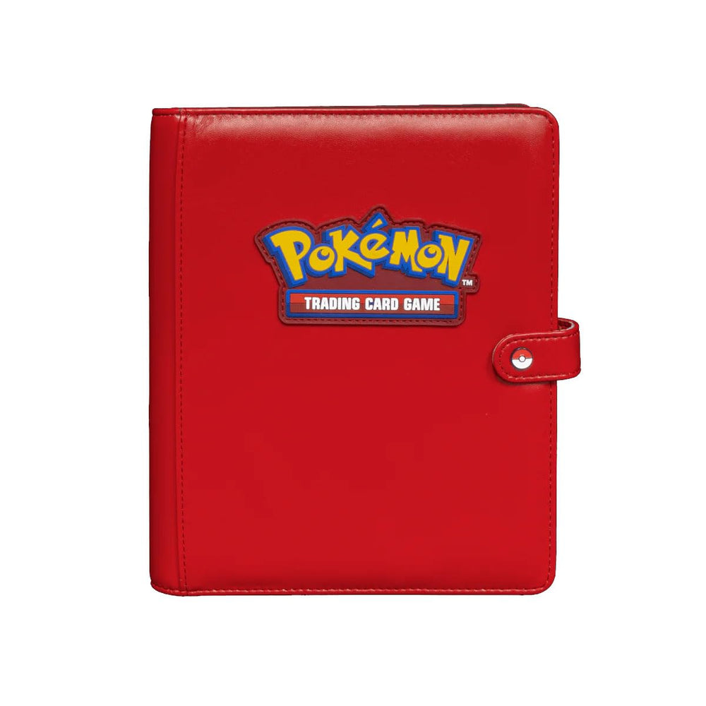 Ultra Pro Pokemon Premium 4-Pocket Snap Binder acid-free materials protect your collection.