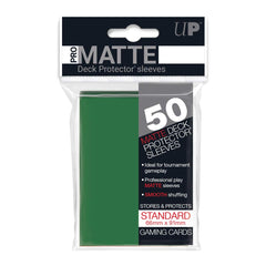 Ultra Pro Pro-Matte Green deck protector 50-pack protecting card corners and glare