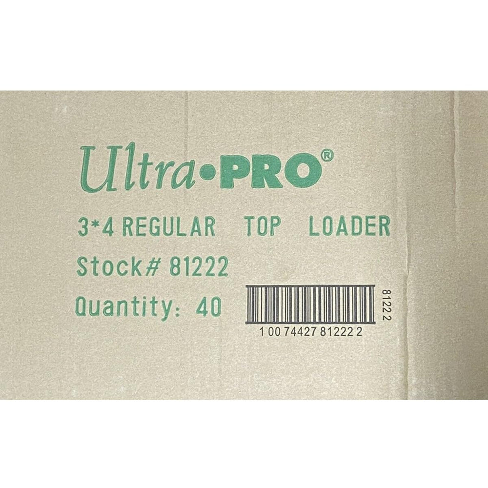Ultra Pro Regular Series 3x4 Toploaders case for organized card storage