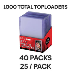 Ultra Pro Regular Series 3x4 Toploaders packs for easy protection and labeling