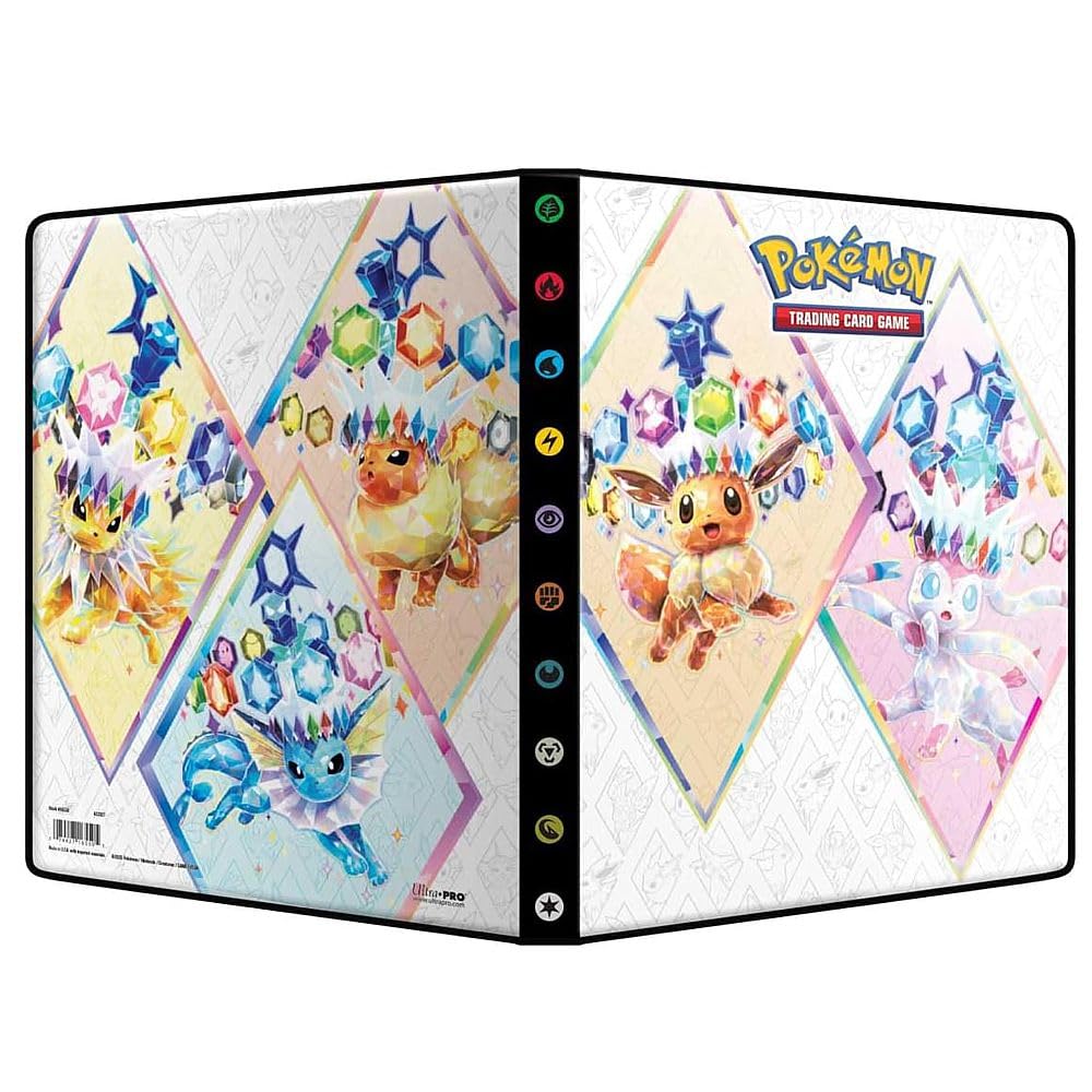 Ultra PRO Flareon cover on 9-Pocket Portfolio keeps colors vibrant and cards protected.