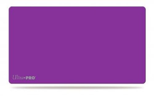Ultra Pro Solid Purple Play Mat, rubber bottom prevents slipping during card games.