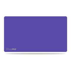 Ultra Pro Solid Purple Play Mat, top view, protects game surfaces from dirt and wear.